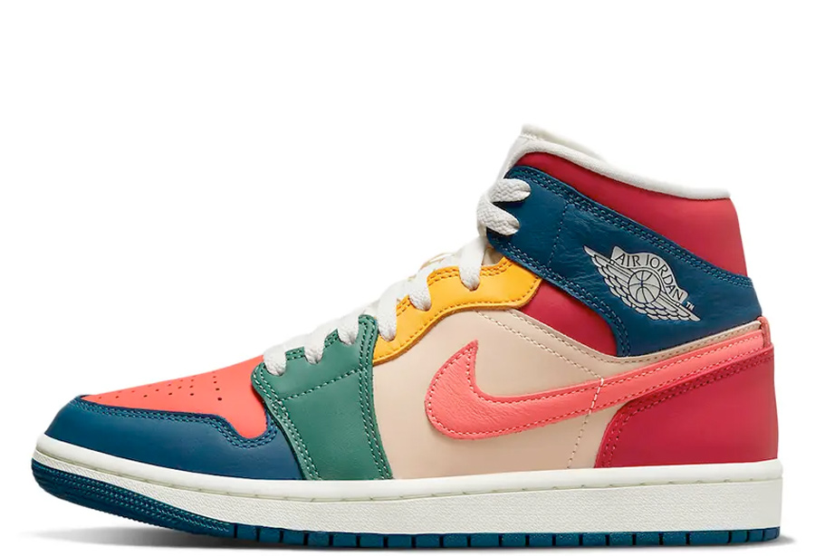 Air Jordan WMNS 1 Mid Seven-Colour (2022) Multi sneaker – authenticated on KLEKT