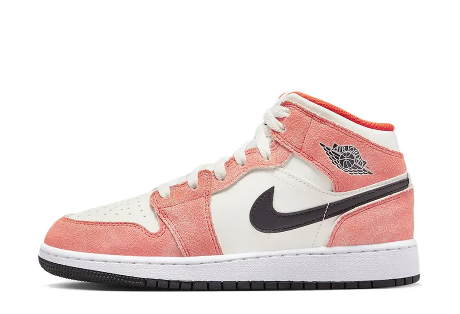 Air Jordan 1 Mid GS Orange Suede (2023) ORANGE SUEDE sneaker – authenticated on KLEKT
