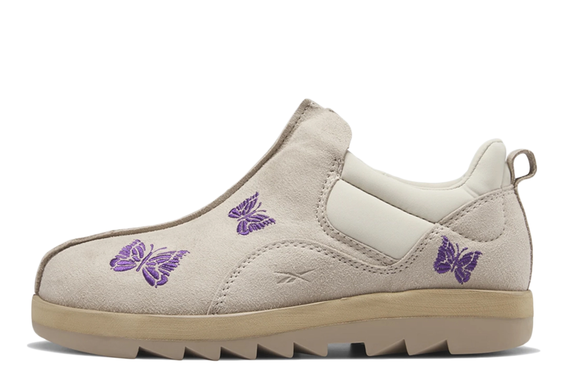 Reebok x Needles Beatnik Moc 'Extreme Purple' (2023) Modern Beige/Sand Beige/Extreme Purple sneaker – authenticated on KLEKT