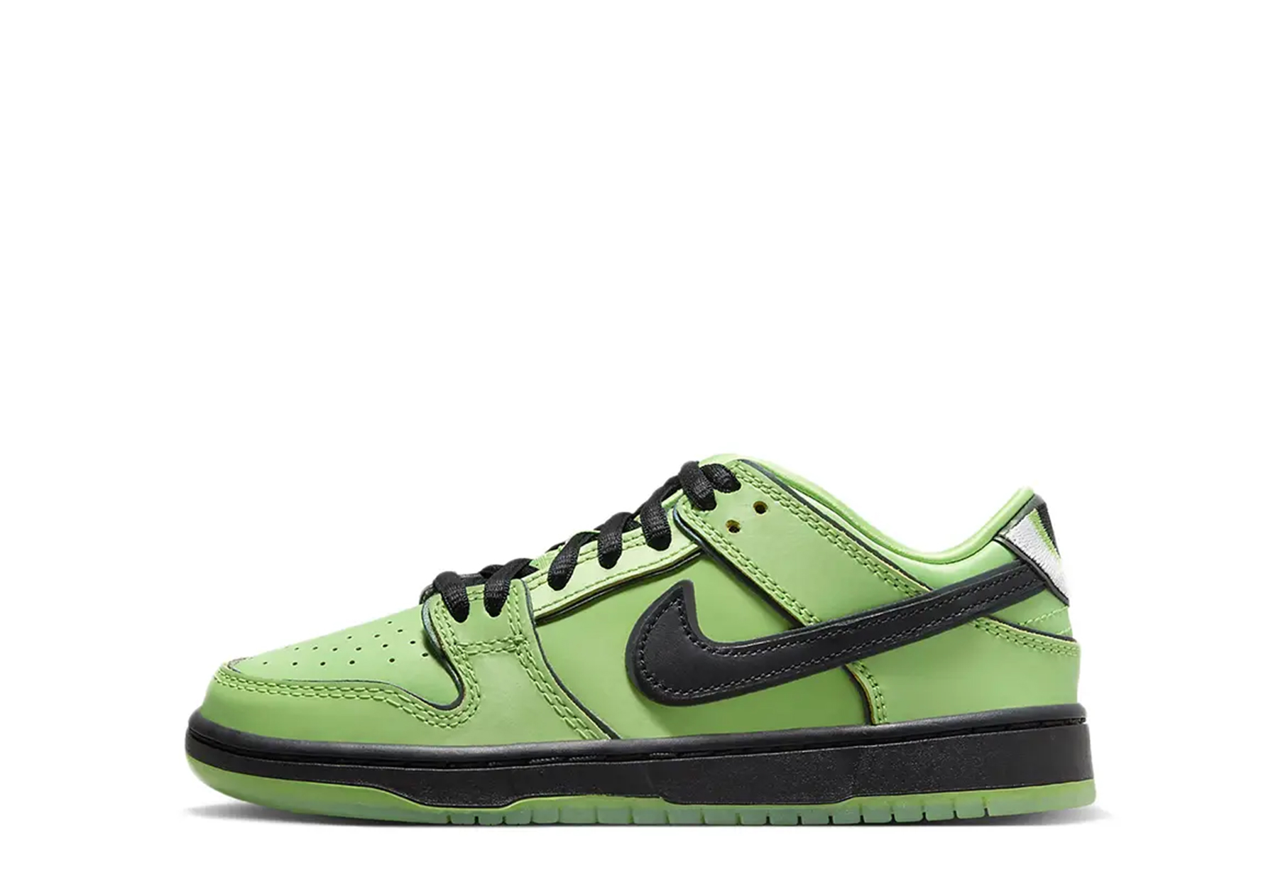 Nike SB x The Powerpuff Dunk Low Girls PS 'Buttercup' (2023) MEAN GREEN/BLACK/LOTUS PINK sneaker – authenticated on KLEKT