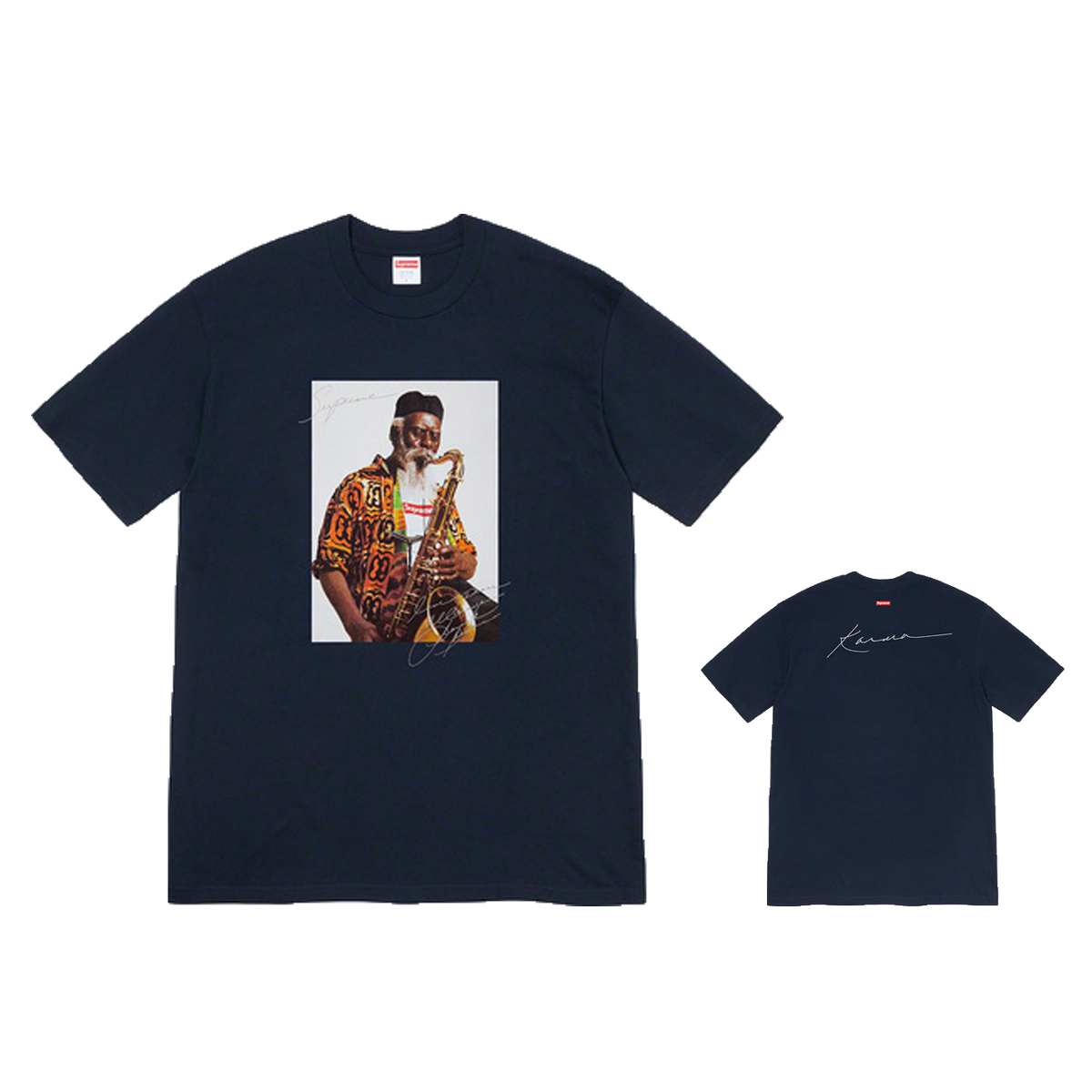 Supreme Pharoah Sanders Tee Navy (FW20) sneaker – authenticated on KLEKT
