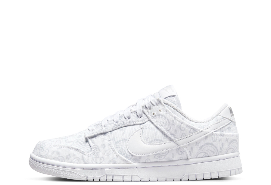 Nike Dunk Low WMNS 'White Paisley' (2022)  WHITE/GREY FOG-WHITE sneaker – authenticated on KLEKT