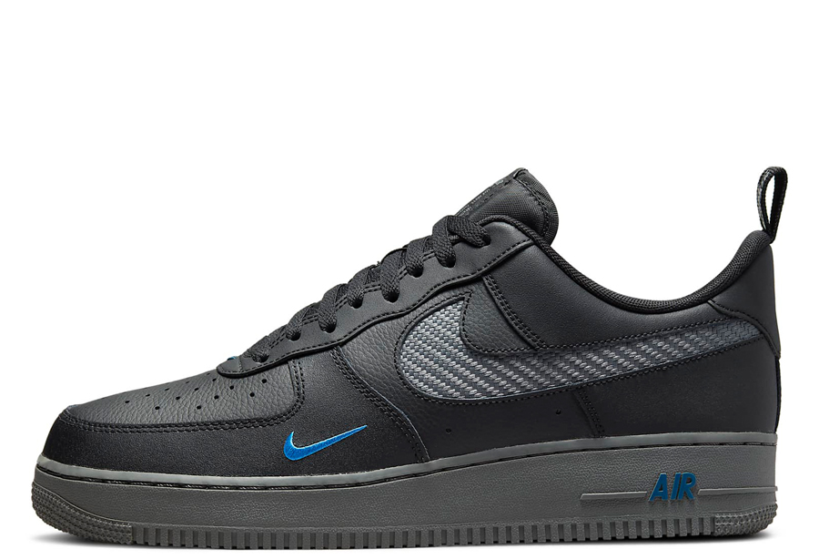 Nike Air Force 1 Carbon Black Blue (2022) Carbon Black/Blue sneaker – authenticated on KLEKT