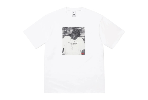 Supreme x Jordan Biggie S/S Top 'White' (FW24) – authenticated on KLEKT