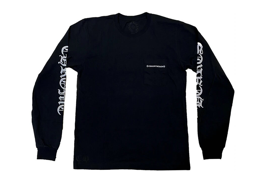 Chrome Hearts Cemetery Cross Tire Tracks L/S T-Shirt Black BLACK sneaker – authenticated on KLEKT