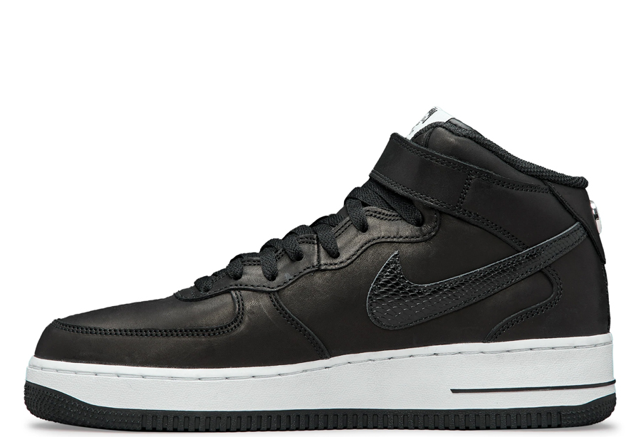 Nike Air Force 1 x Stussy Mid Black (2022) grey/black sneaker – authenticated on KLEKT