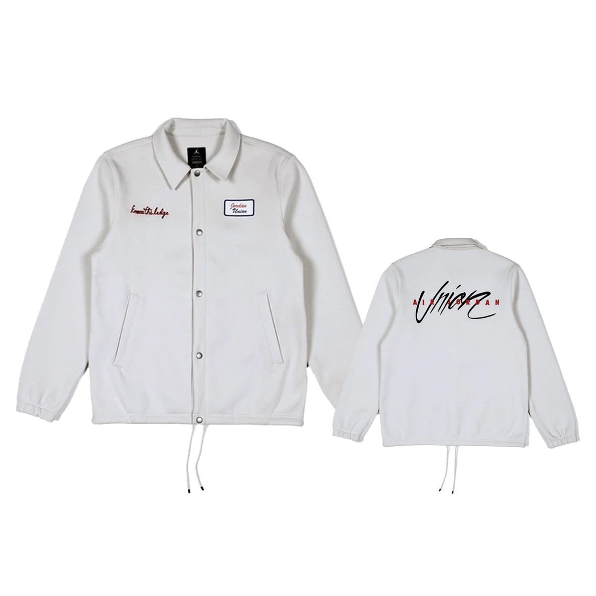 Air Jordan x Union Coaches Jacket Bone (FW20) sneaker – authenticated on KLEKT