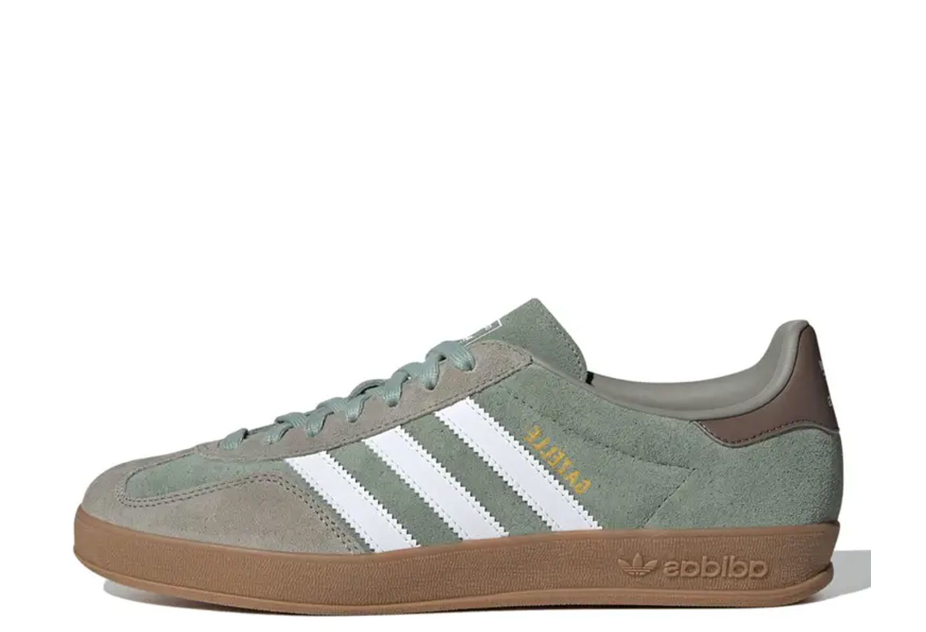 Adidas Gazelle Indoor 'Silver Pebble' (2025) GREEN sneaker – authenticated on KLEKT