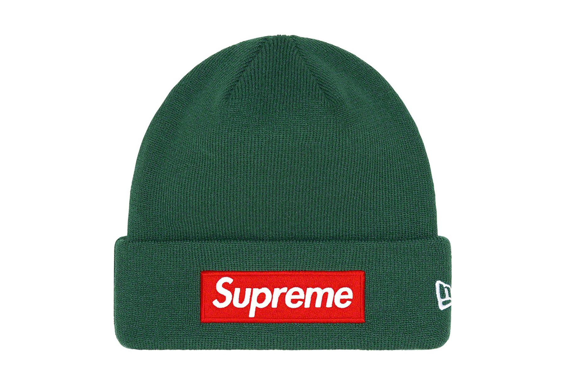 Supreme New Era Box Logo Beanie Green (FW22) photo 1