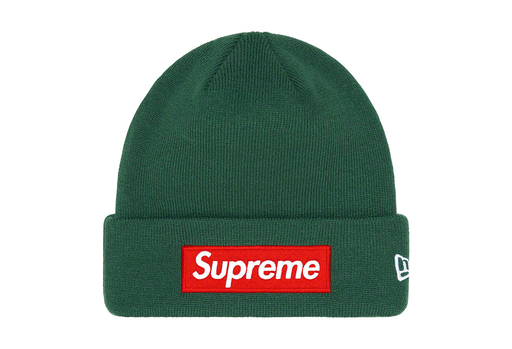 Supreme New Era Box Logo Beanie Green (FW22)