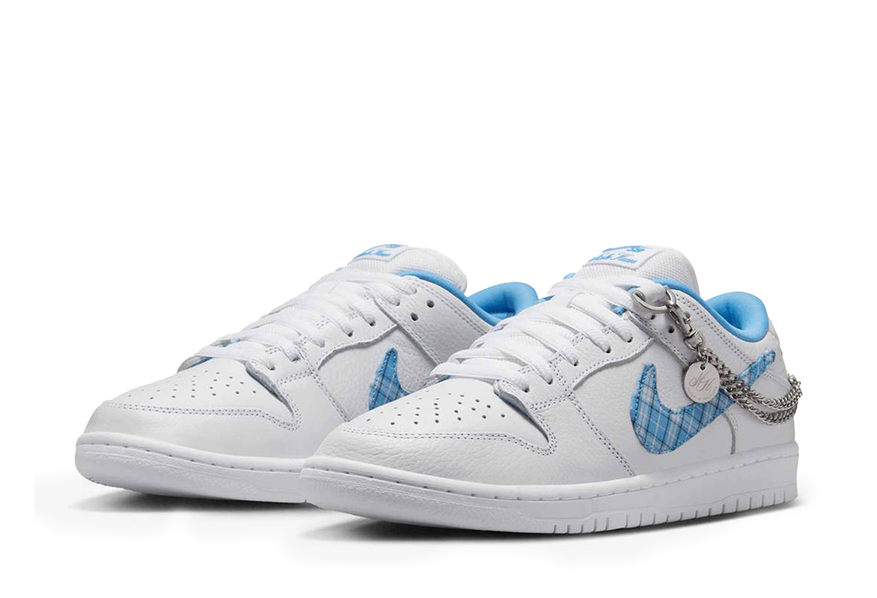 Nike SB x Nicole Hause Dunk Low (2024) White/University Blue/Midnight Navy/Pure Platinum sneaker – authenticated on KLEKT