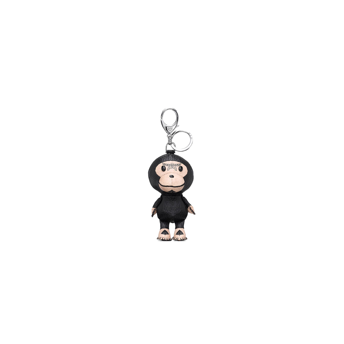 Brands Other x MCM Leather BAPE Mini Ape Keychain Black (2019) Black sneaker – authenticated on KLEKT