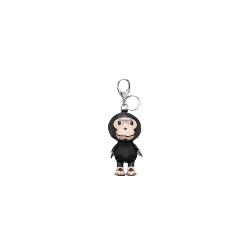 Brands Other x MCM Leather BAPE Mini Ape Keychain Black (2019)