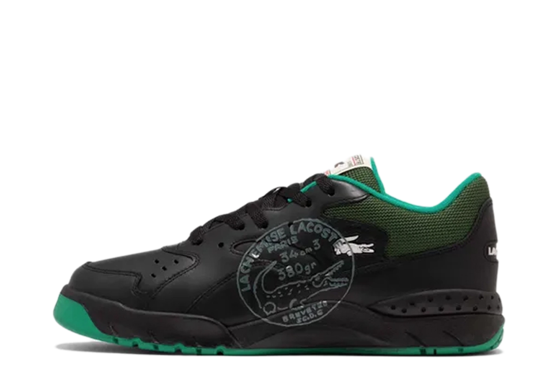 Lacoste Aceline 96 Runway 'Black' (2024) Black/Dark Green sneaker – authenticated on KLEKT