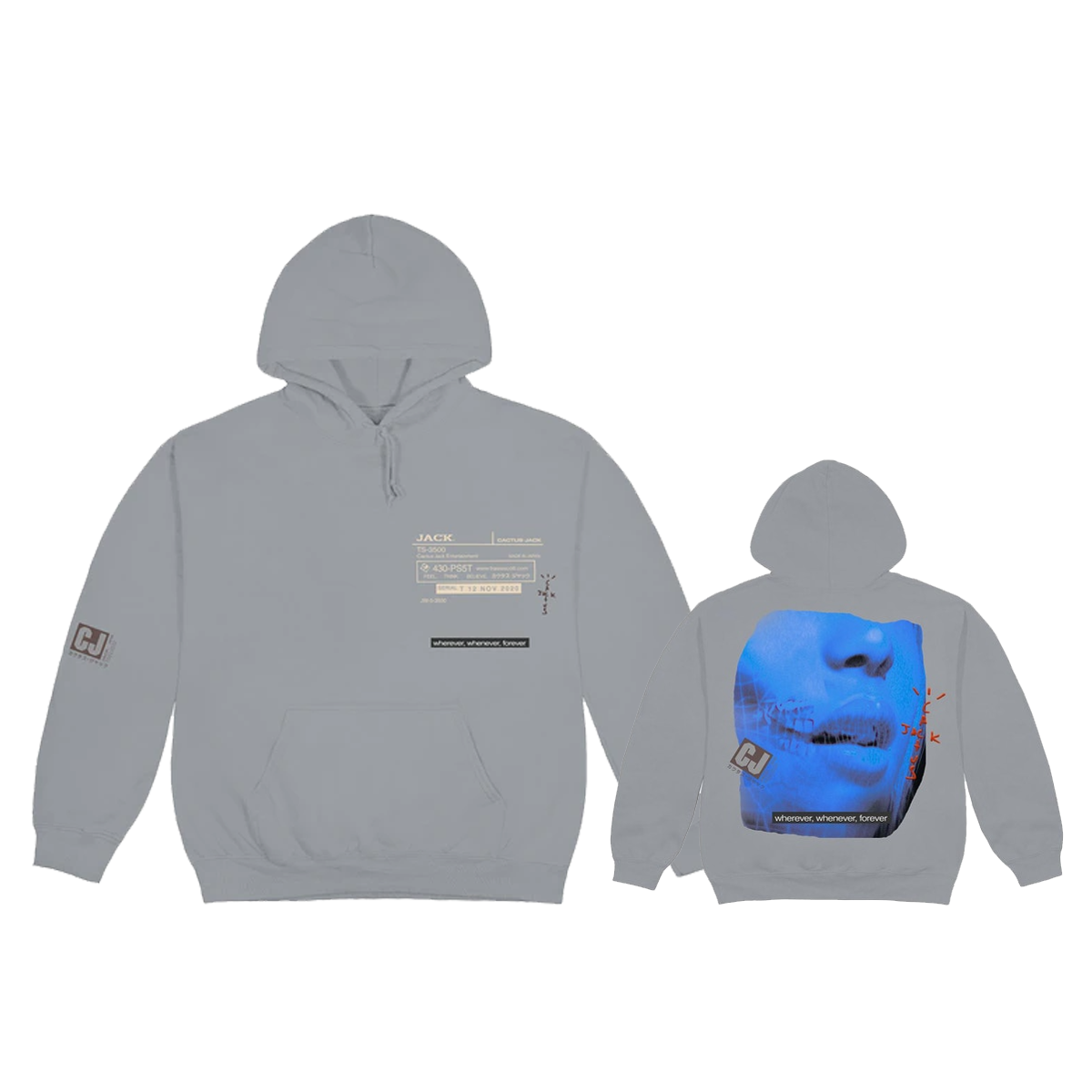 Travis Scott CJ Digital Girl Hoodie Grey (FW20) GREY sneaker – authenticated on KLEKT