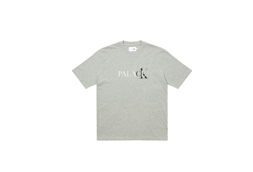 Palace x CK1 T-Shirt Grey Marl (SS22)
