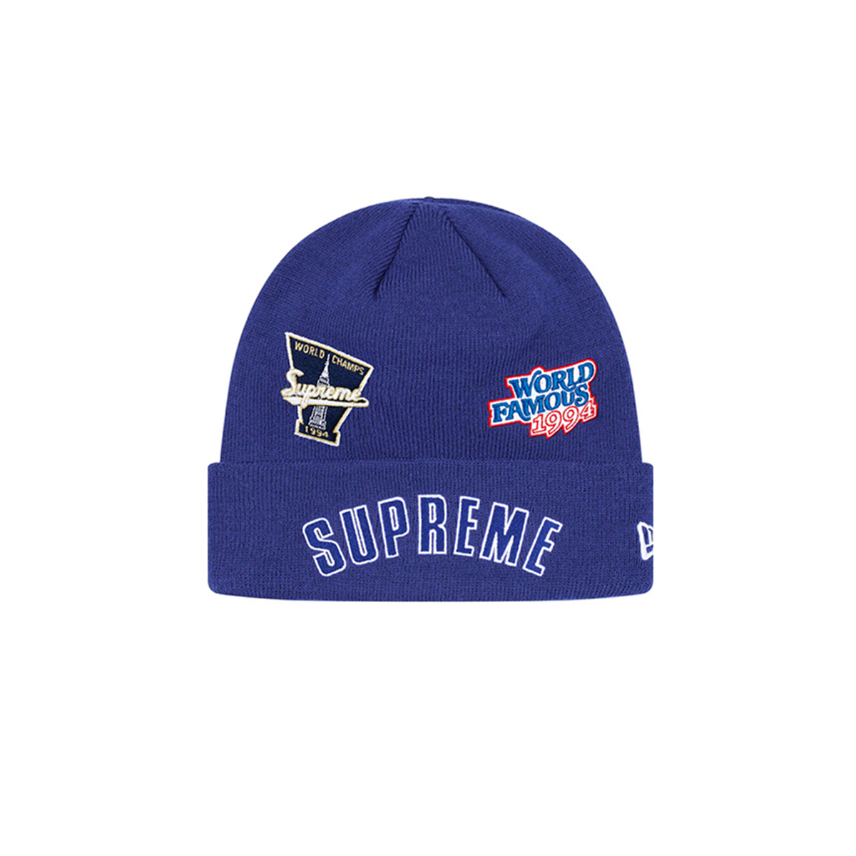 Supreme New Era Championship Beanie Royal (FW19) Blue sneaker – authenticated on KLEKT