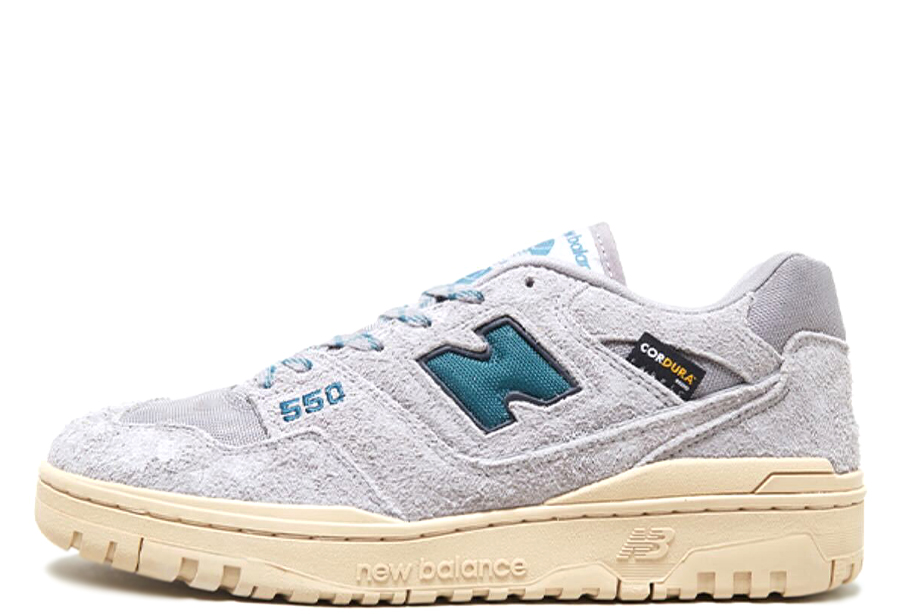 New Balance x Size? 550 Cordura Pack Grey (2022) Grey/ Teal sneaker – authenticated on KLEKT