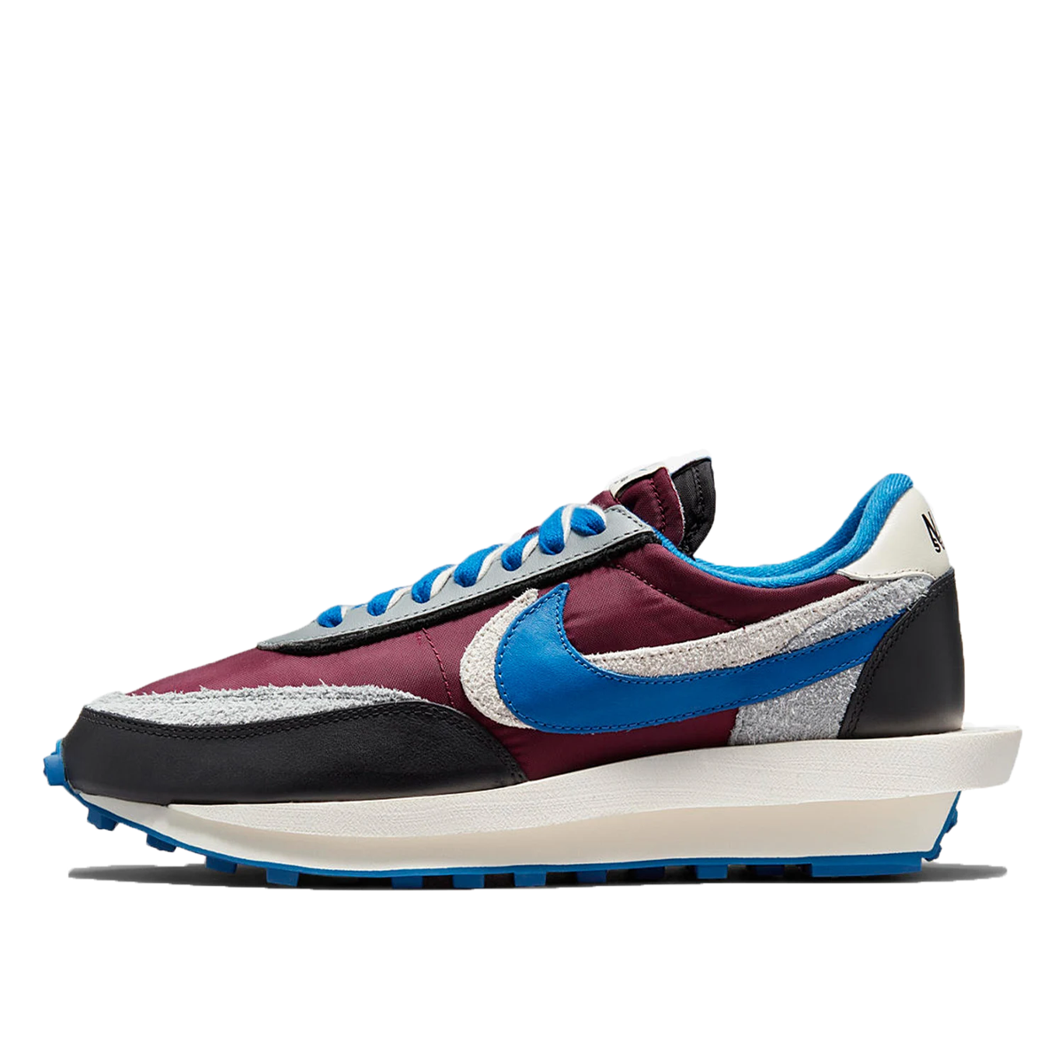 Nike x sacai x UNDERCOVER LDWaffle 'Night Maroon Team Royal' (2021) NIGHT MAROON/PALE IVORY-GROUND GREY-TEAM ROYAL sneaker – authenticated on KLEKT