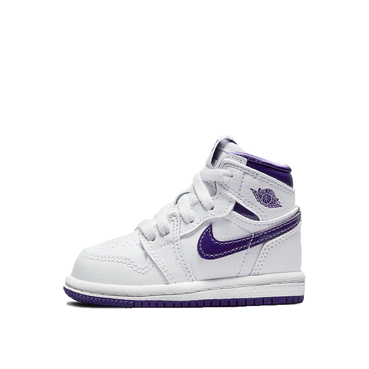 Air Jordan 1 High OG Court Purple (TD) (2021) WHITE/COURT PURPLE sneaker – authenticated on KLEKT