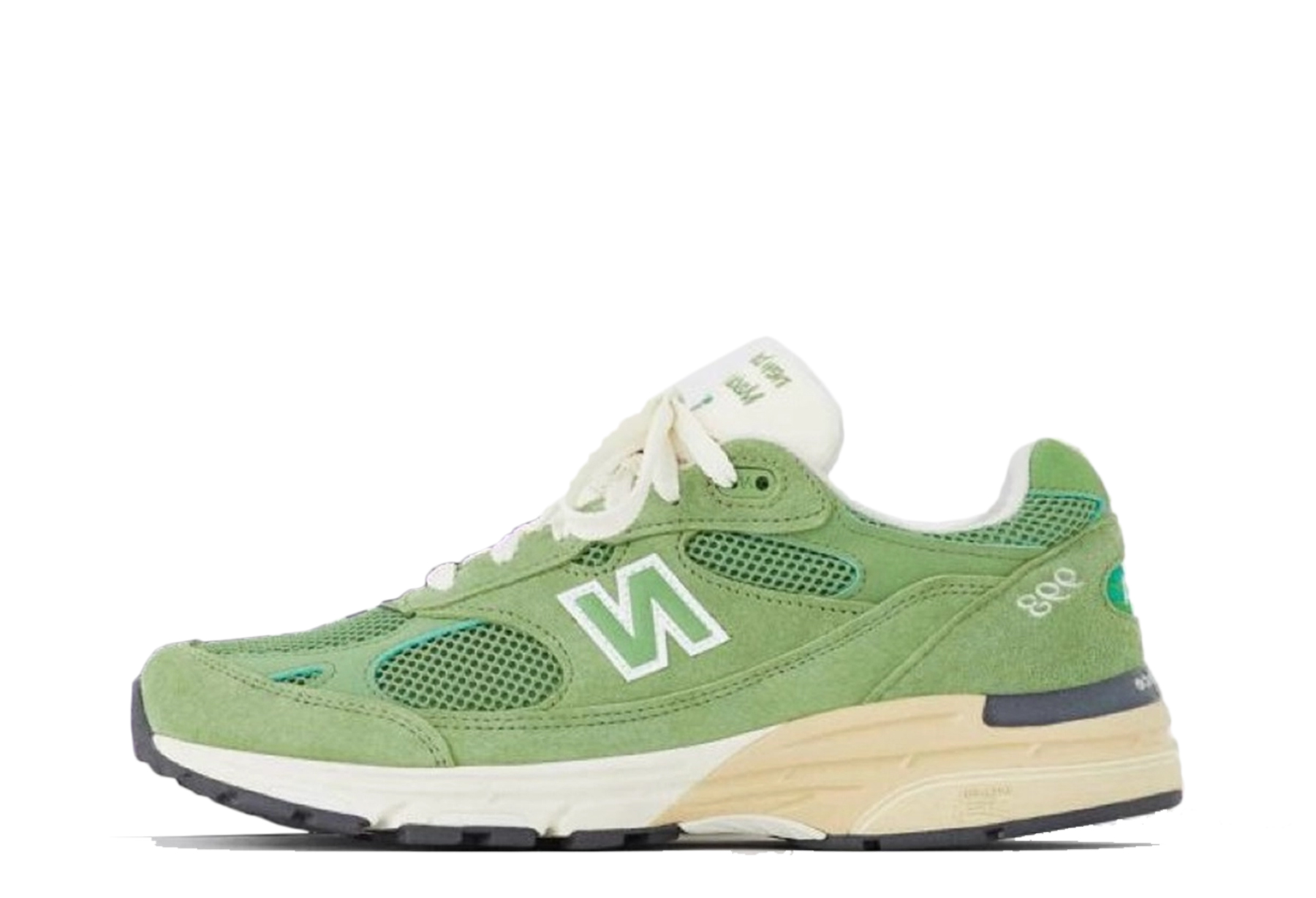New Balance 993 MiUSA Teddy Santis 'Chive' (2024) Chive/Sea Salt sneaker – authenticated on KLEKT