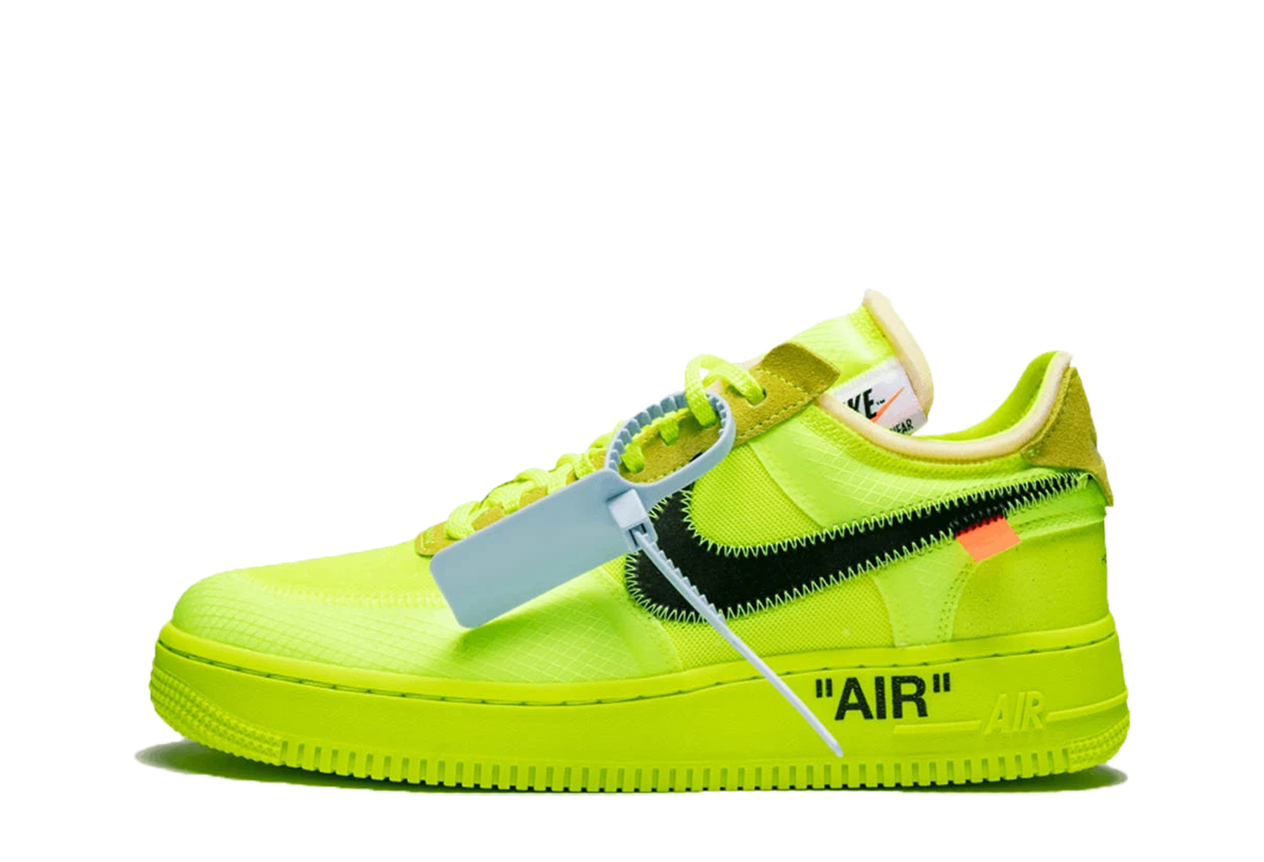 Nike x Off-White Air Force 1 Low 'Volt' (2018) sneaker – authenticated on KLEKT