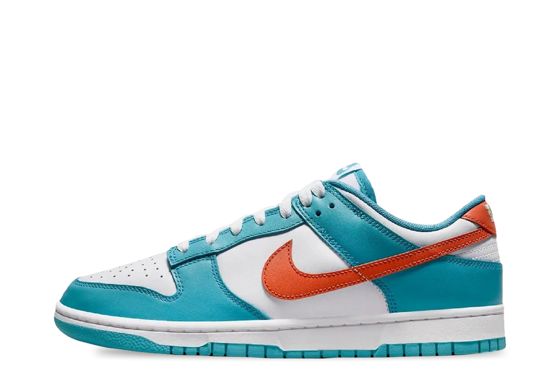 Nike Dunk Low 'Miami Dolphin' (2024) White/Cosmic Clay/Dusty Cactus sneaker – authenticated on KLEKT