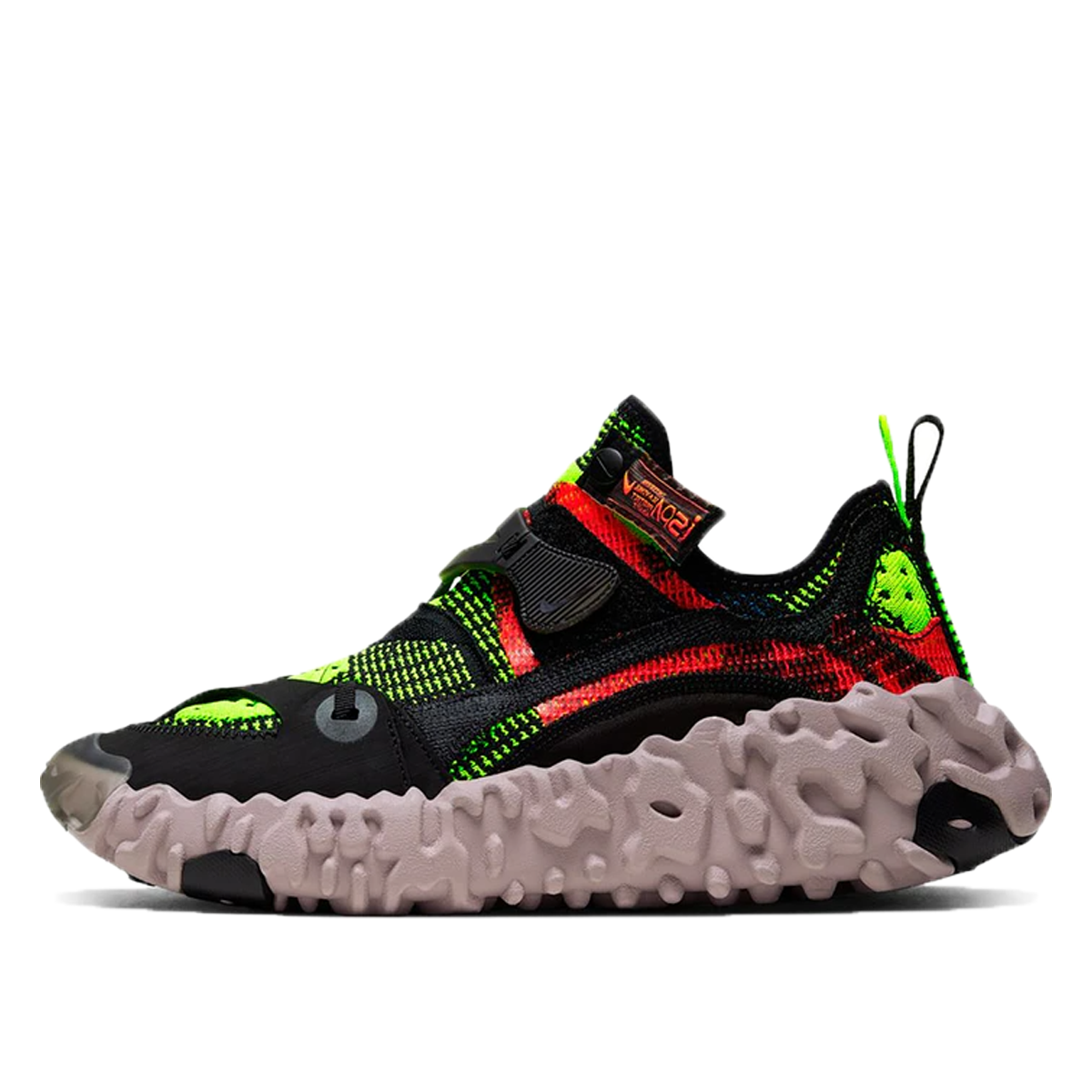 Nike ISPA Overreact Black Red Volt (2020) sneaker – authenticated on KLEKT