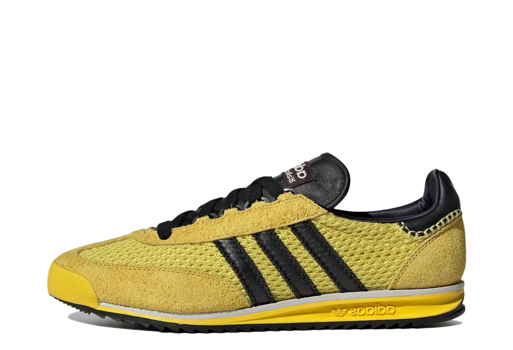 Adidas x Wales Bonner SL 76 'Yellow' (2024) Yellow/Black sneaker – authenticated on KLEKT