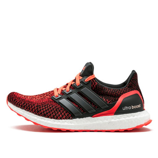 Adidas Ultra Boost 2.0 Core Black Solar Red Gradient