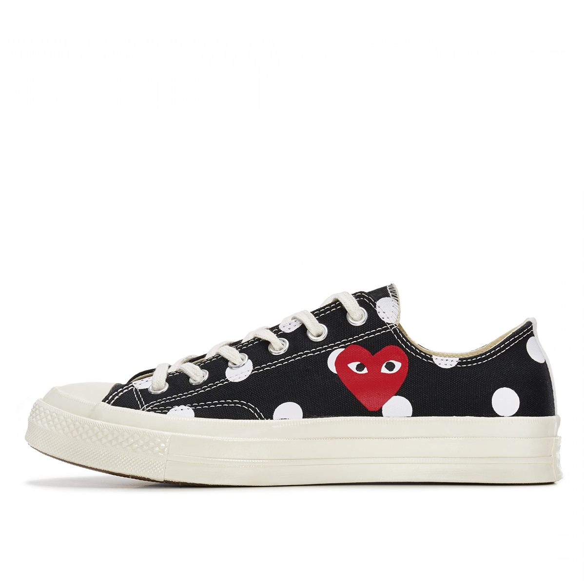 Converse Chuck Taylor All-Star 70s Ox Comme des Garcons CDG Polka Dot Black sneaker – authenticated on KLEKT