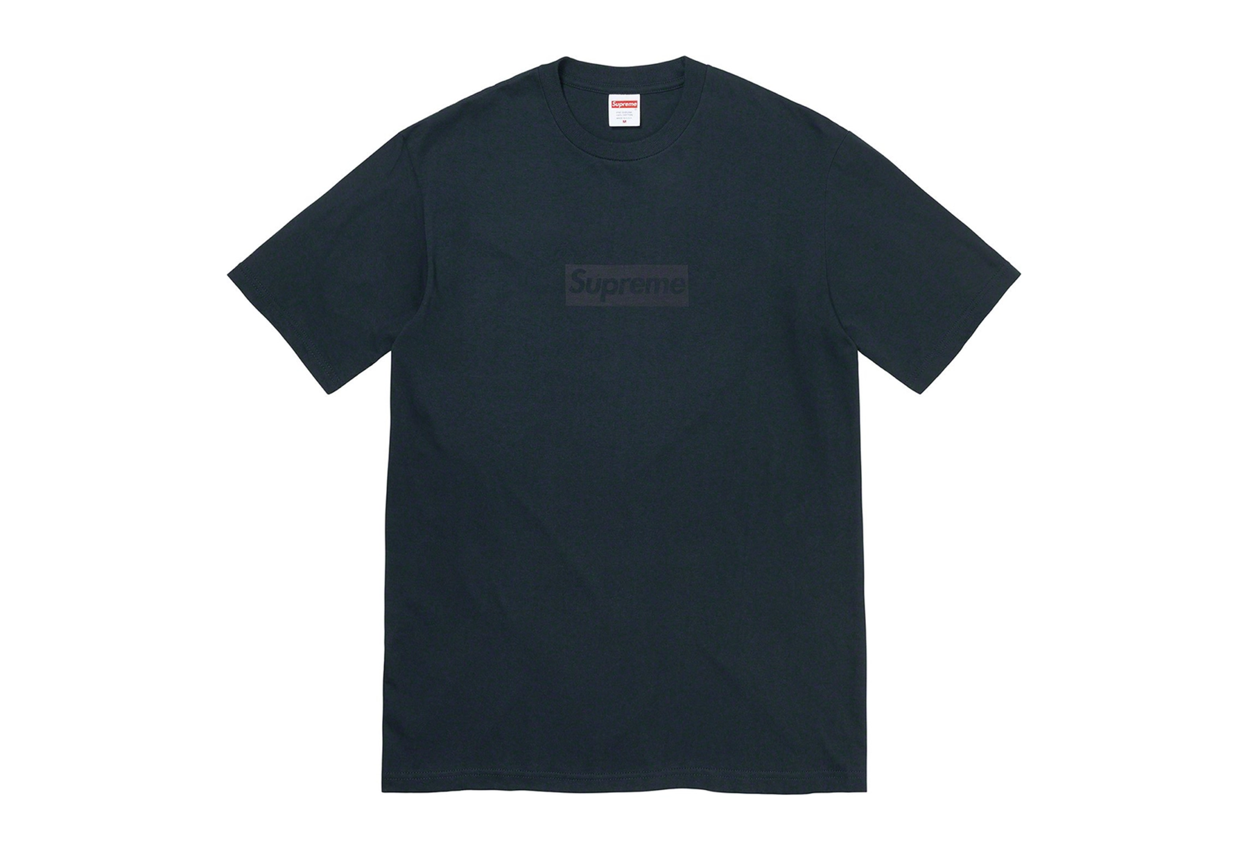 Supreme Tonal Box Logo Tee Navy (SS23) NAVY sneaker – authenticated on KLEKT