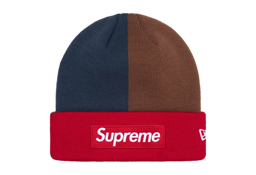 Supreme x New Era Box Logo Beanie 'Multi' (FW24) – authenticated on KLEKT