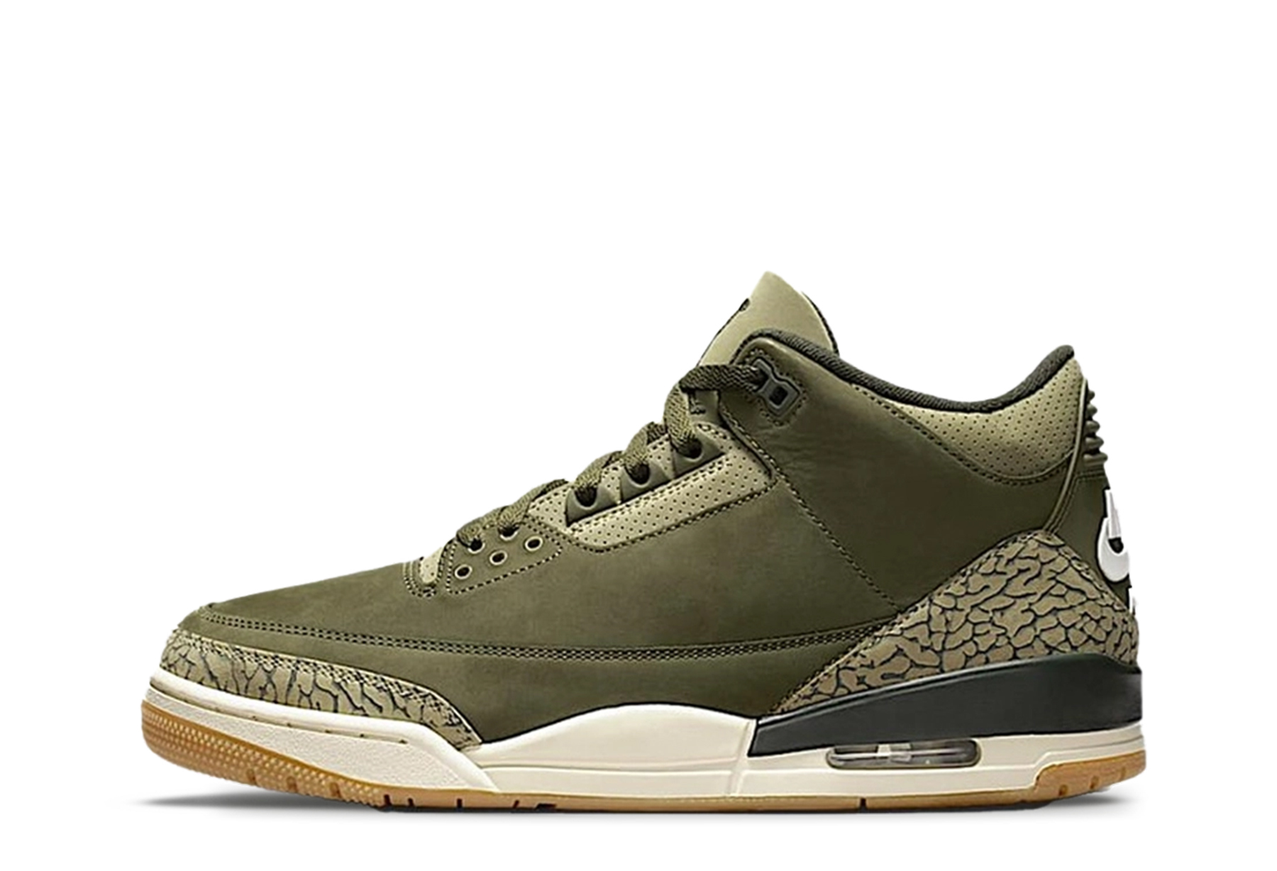 Air Jordan 3 'Family Affair' (2025) Olive/Sequoia/Neutral Olive/Sail sneaker – authenticated on KLEKT