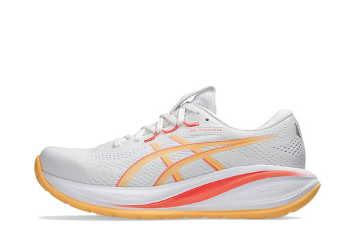 ASICS GEL-CUMULUS 28 'White/Orange Glow' (2026) – authenticated on KLEKT