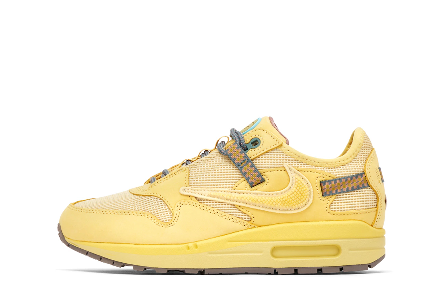 Nike x Travis Scott Cactus Jack Air Max 1 'Saturn Gold' (2022) WHEAT/LEMON DROP-BAROQUE BROWN-CHILE RED sneaker – authenticated on KLEKT