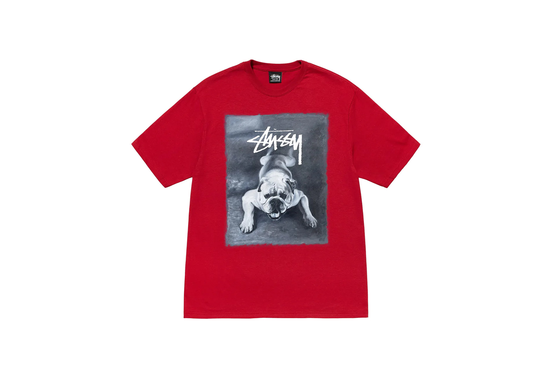 Stussy Bulldog Tee Red (FW22) RED sneaker – authenticated on KLEKT