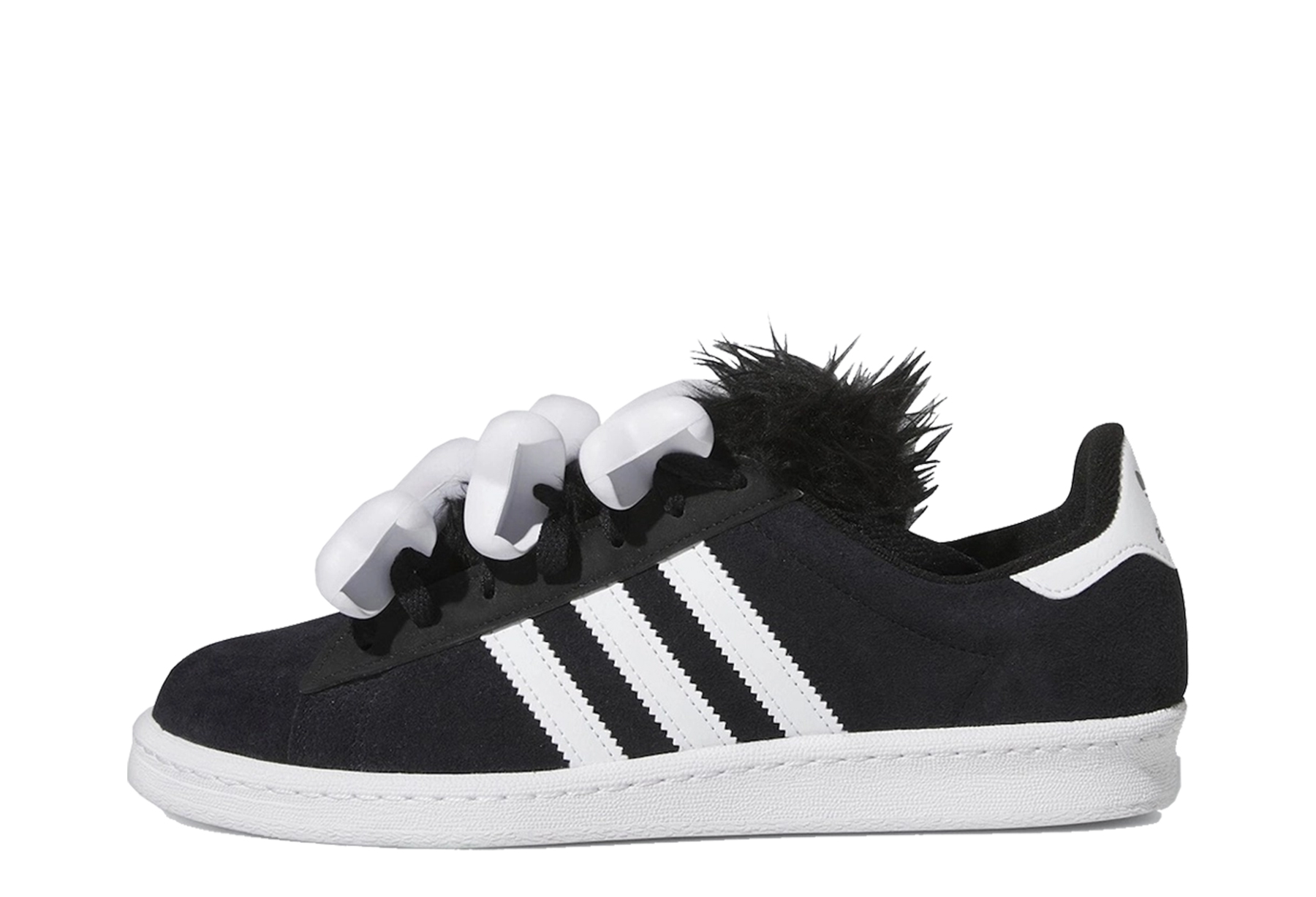 Adidas x Jeremy Scott Campus 80 Bones 'Core Black' (2023) Core Black/Footwear White/Footwear White sneaker – authenticated on KLEKT