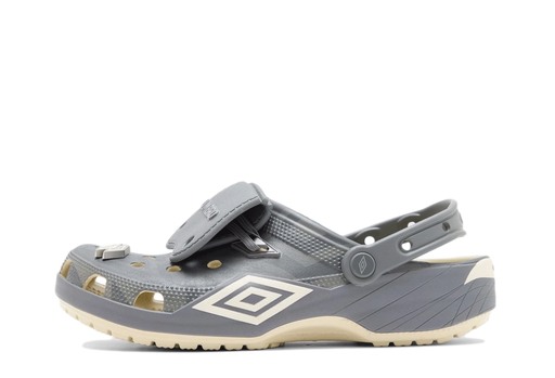 Crocs x Umbro Classic Clogs 'Bone & Slate Grey' (2026) – authenticated on KLEKT