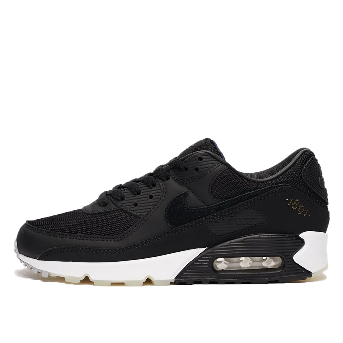 Nike x AIK Air Max 90 Black (2021) BLACK/WHITE/METALLIC GOLD sneaker – authenticated on KLEKT