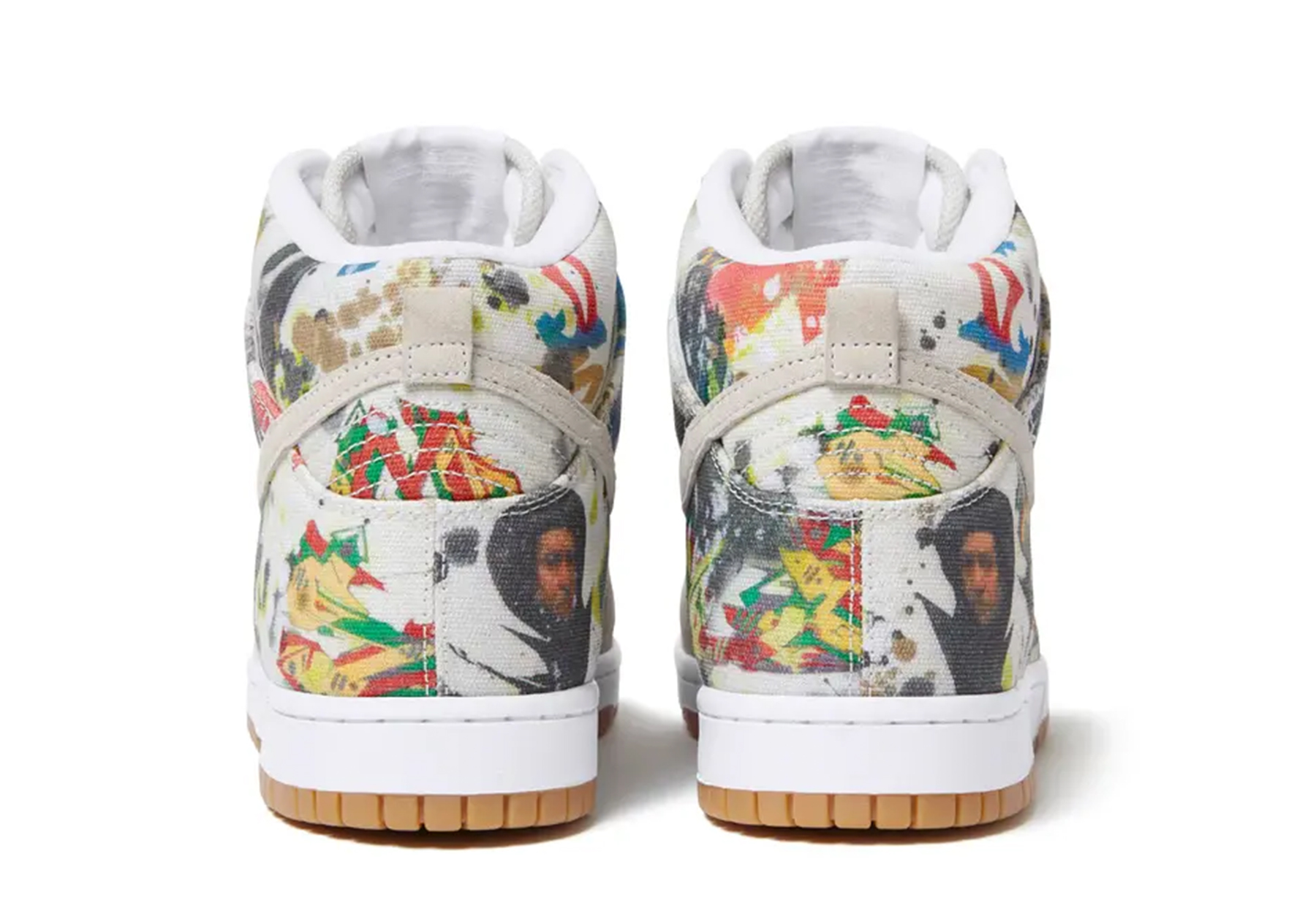Nike SB x Supreme Dunk High 'Rammellzee' (2023) White/Multicolor/Gum sneaker – authenticated on KLEKT