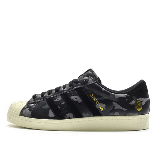 Adidas Superstar 80s Undefeated UNDFTD Bape Black Camo
