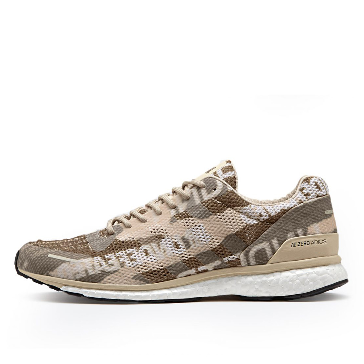 Adidas x Undefeated adiZero adios 3 Camo Brown sneaker – authenticated on KLEKT