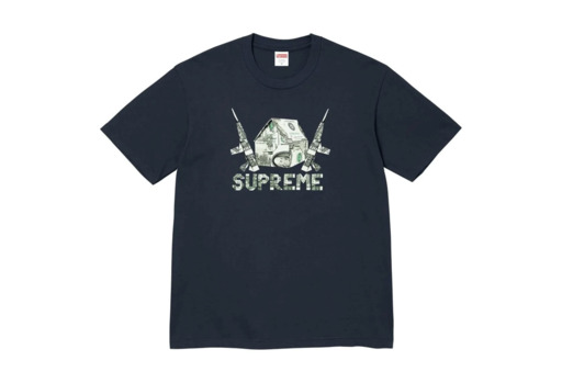 Supreme Origami Tee 'Navy' (SS26) – authenticated on KLEKT