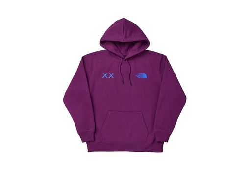 The North Face x KAWS Hoodie Purple/Blue (FW21)
