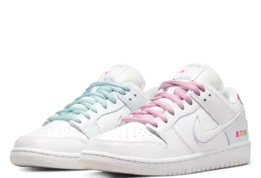 Nike SB Dunk Low Be True White (2022) White/Multi sneaker – authenticated on KLEKT