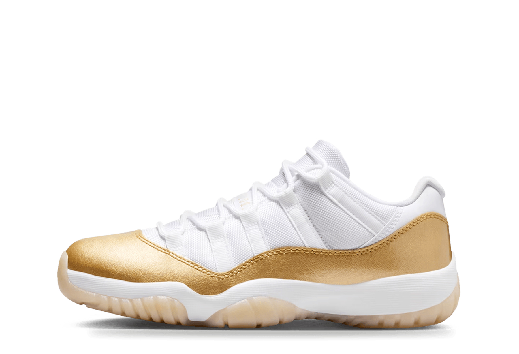 Air Jordan 11 Retro Low 'Mother's Day' (2026) White/ Metallic Gold/Team Gold sneaker – authenticated on KLEKT