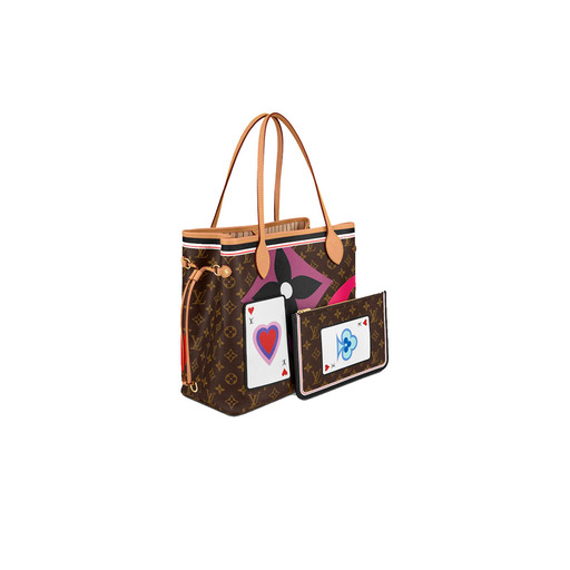 Luxury Neverfull MM Bag 'Game On Collection' Monogram Brown