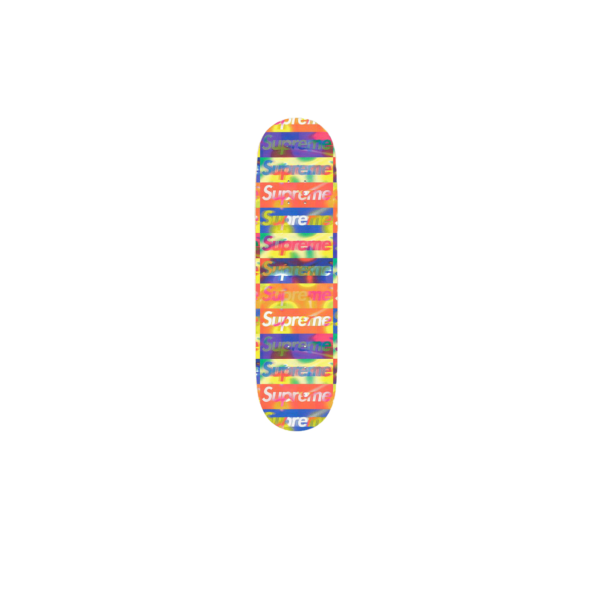 Supreme Distorted Logo Skateboard Deck 1 (SS20) Yellow sneaker – authenticated on KLEKT