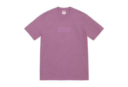 Supreme Tonal Box Logo Tee Dusty Purple (SS23)